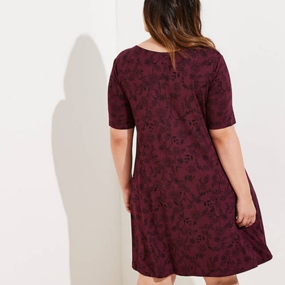 NWT Loft Trapeze Soft Knit Dress PLUS SIZE 24 ONLY - Picture 2 of 3